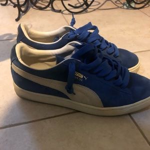 Puma Seude Blue men’s size 9.5